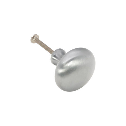 Mushroom 38mm Cupboard Knob Satin Chrome