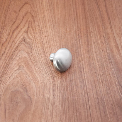 Mushroom 38mm Cupboard Knob Satin Chrome