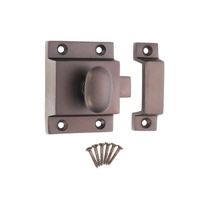 Cupboard Catch Aged Bronze