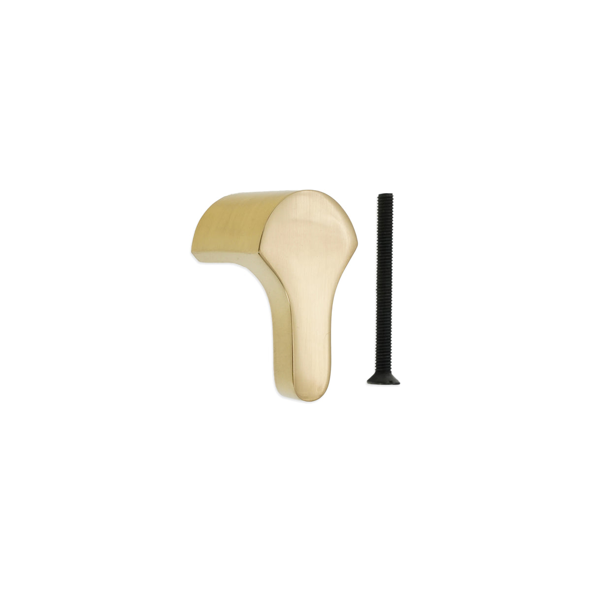 Tulip Drop Pull Polished Brass