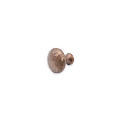 Hammered Mushroom 32mm Cupboard Knob Antique