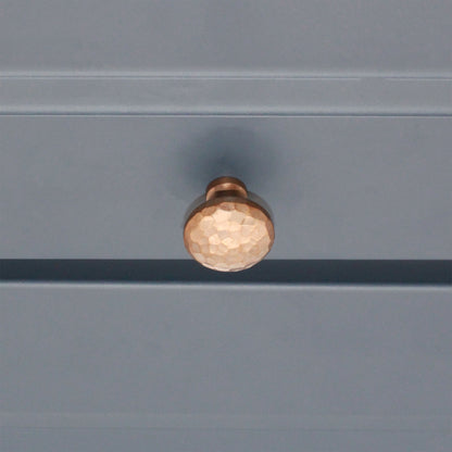 Hammered Mushroom 32mm Cupboard Knob Antique