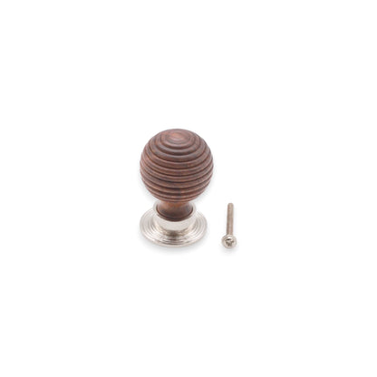 Rosewood Preston Large Cupboard Knob Polished Nickel