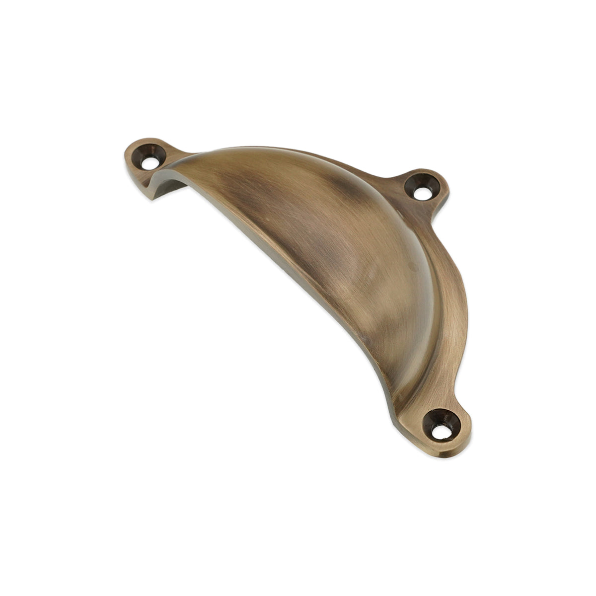 Cottage Cup Pull Antique Brass