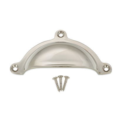 Cottage Cup Pull Polished Nickel