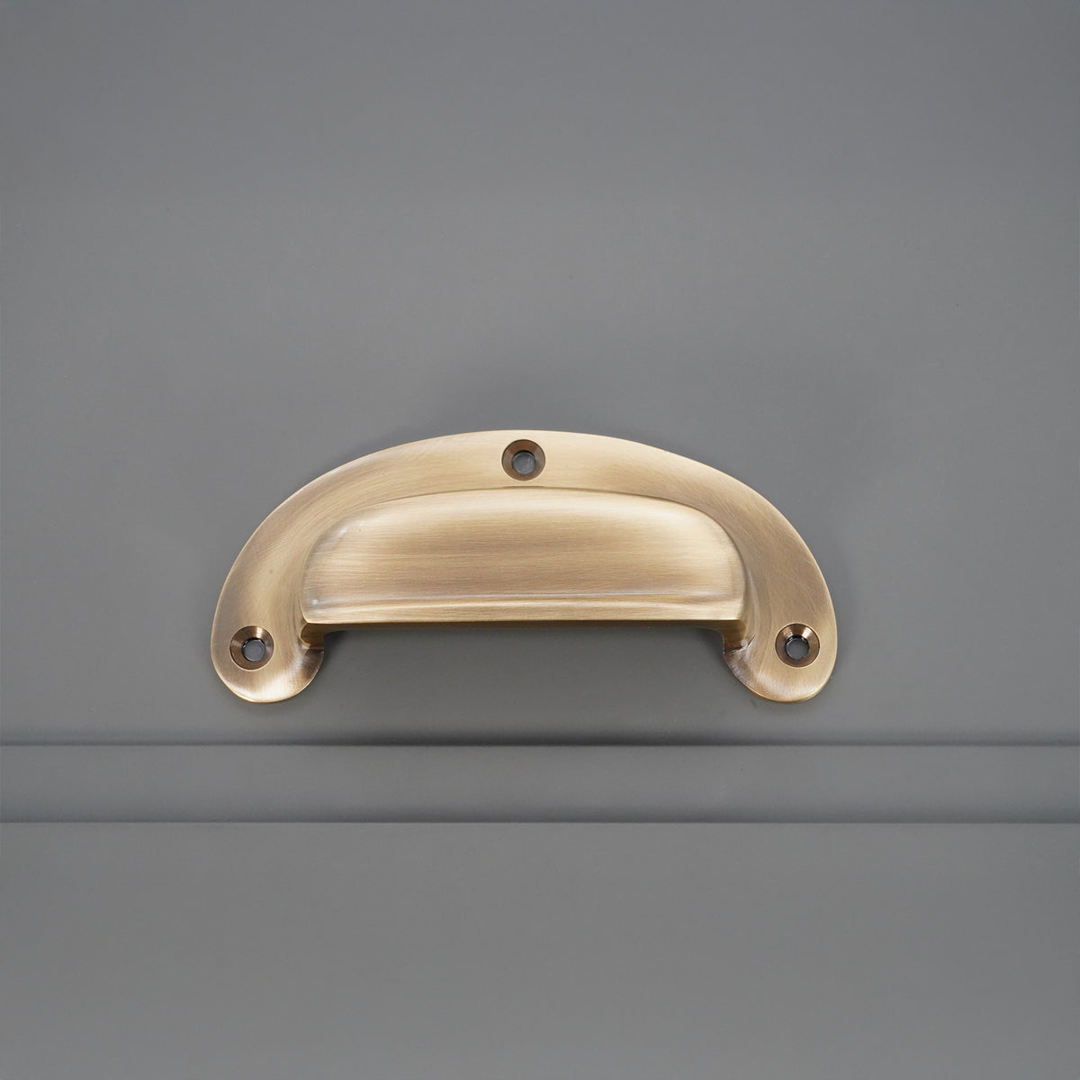 Traditional Cup Pull Antique Brass