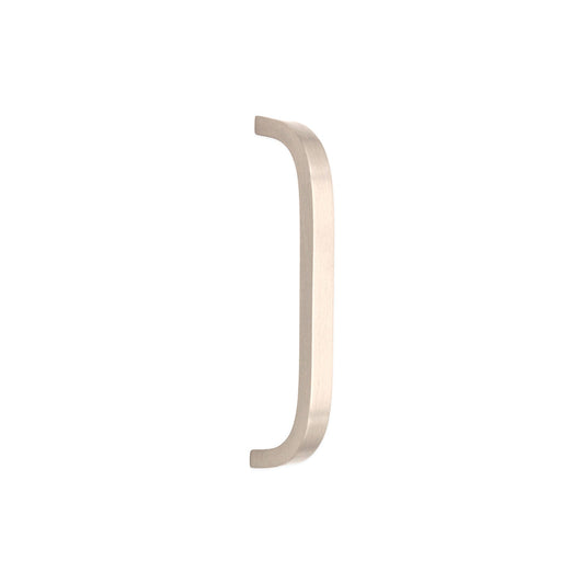 Curve Bar Cabinet Handle Satin Silver Medium