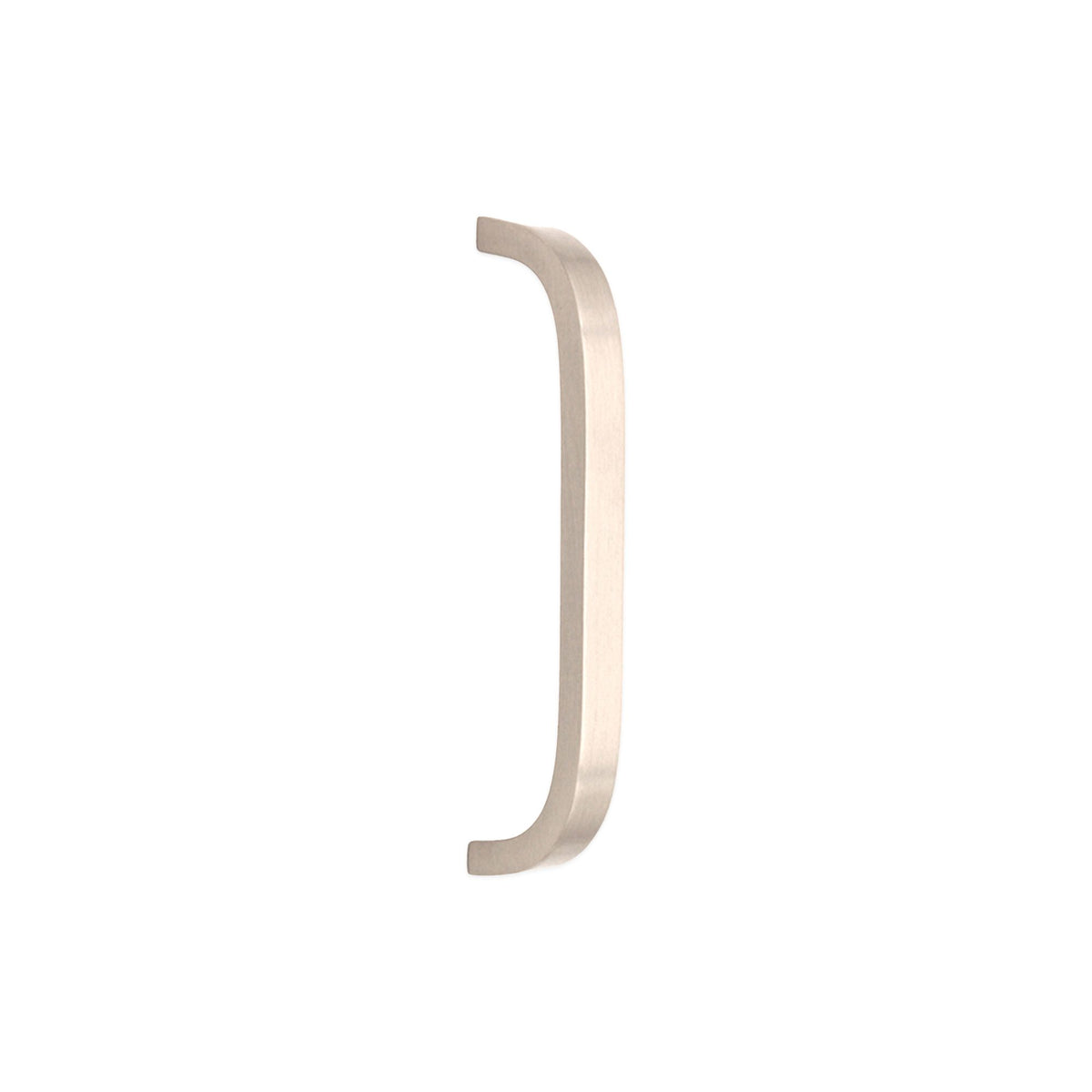 Curve Bar Cabinet Handle Satin Silver Large
