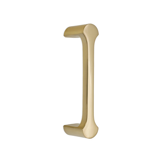 Tulip Pull Handle 115mm Polished Brass