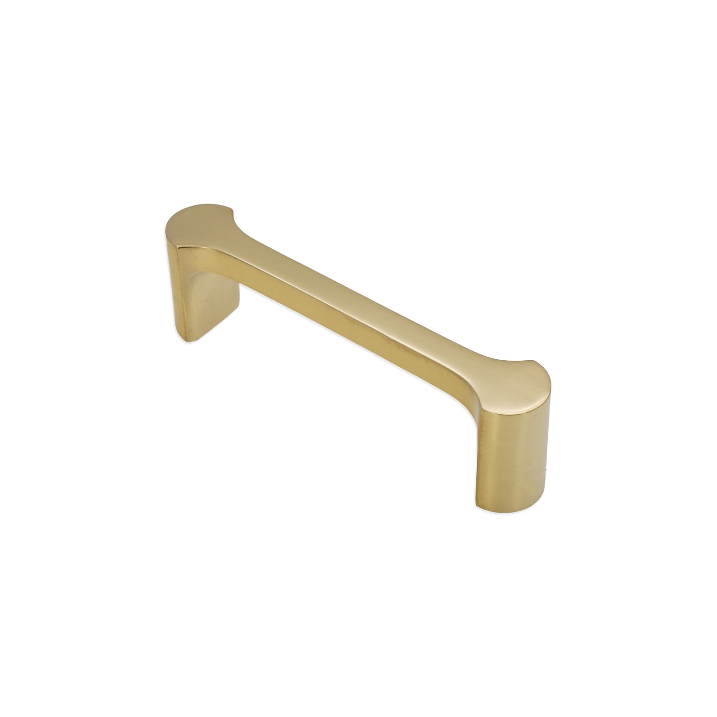 Tulip Pull Handle 115mm Polished Brass