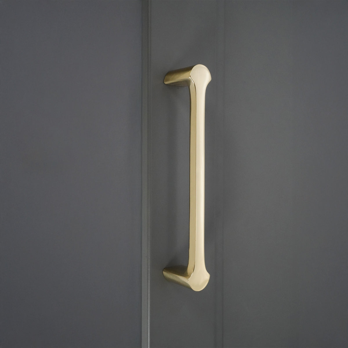 Tulip Pull Handle 165mm Polished Brass