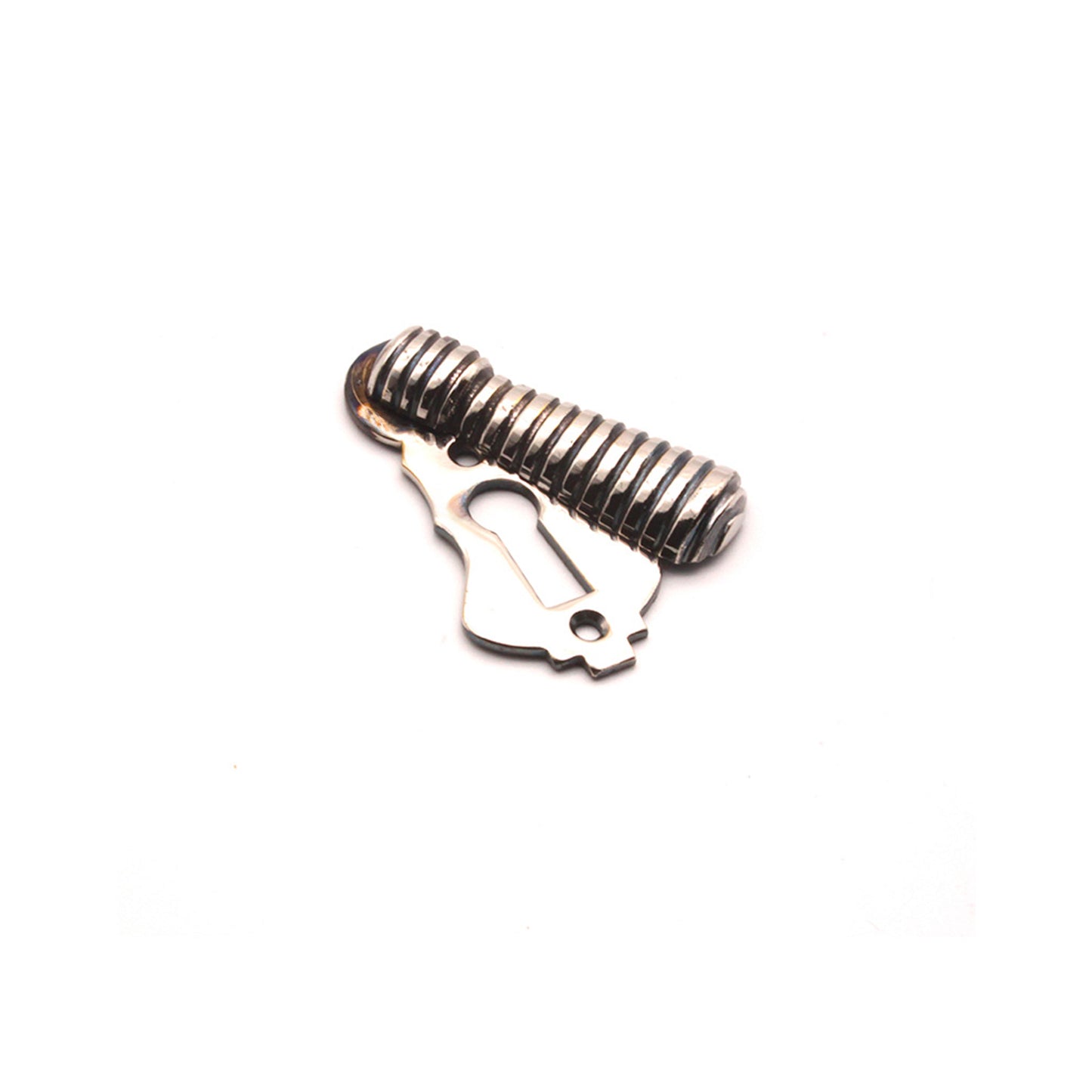Beehive Escutcheon Aged Nickel