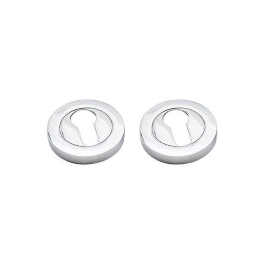 Euro Profile Escutcheon Polished Chrome