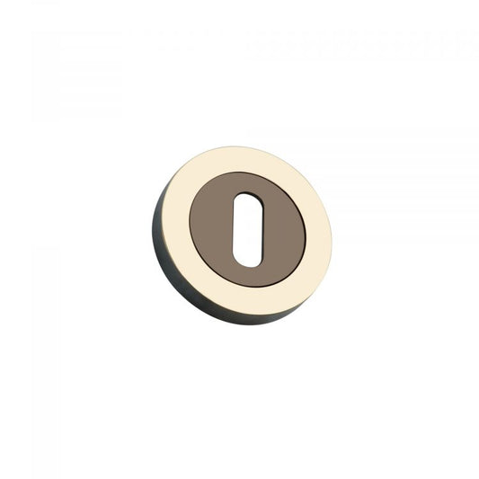 Oval Standard Escutcheon Aged Brass