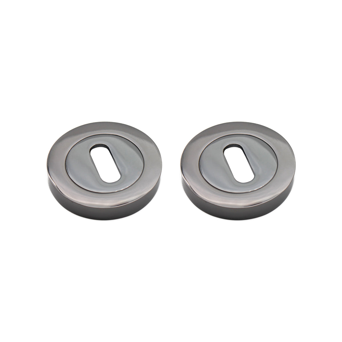Oval Standard Escutcheon Black Nickel