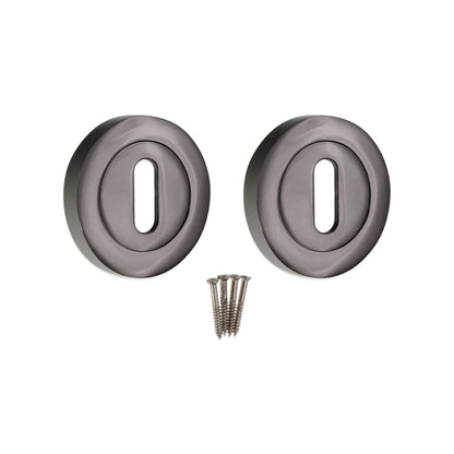 Oval Standard Escutcheon Black Nickel
