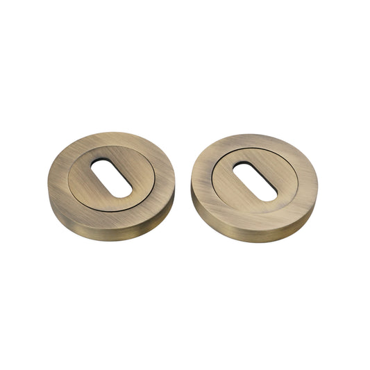 Oval Standard Escutcheon Matt Antique