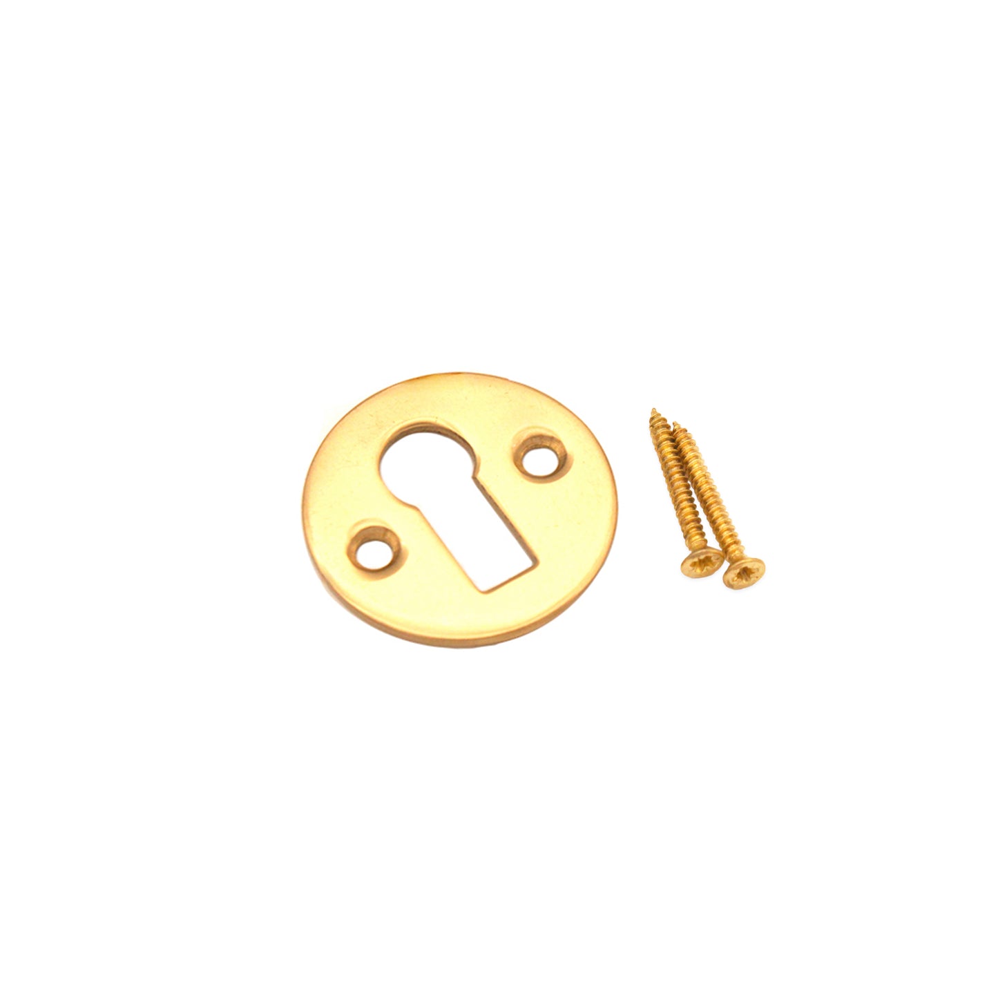 Victorian Key hole Open Polished Brass