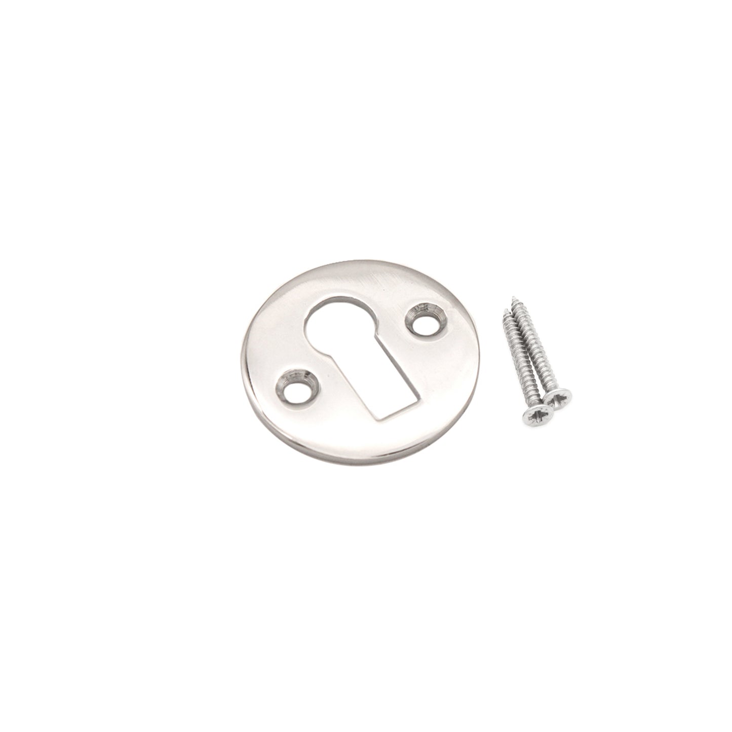 Victorian Key hole Open Polished Chrome