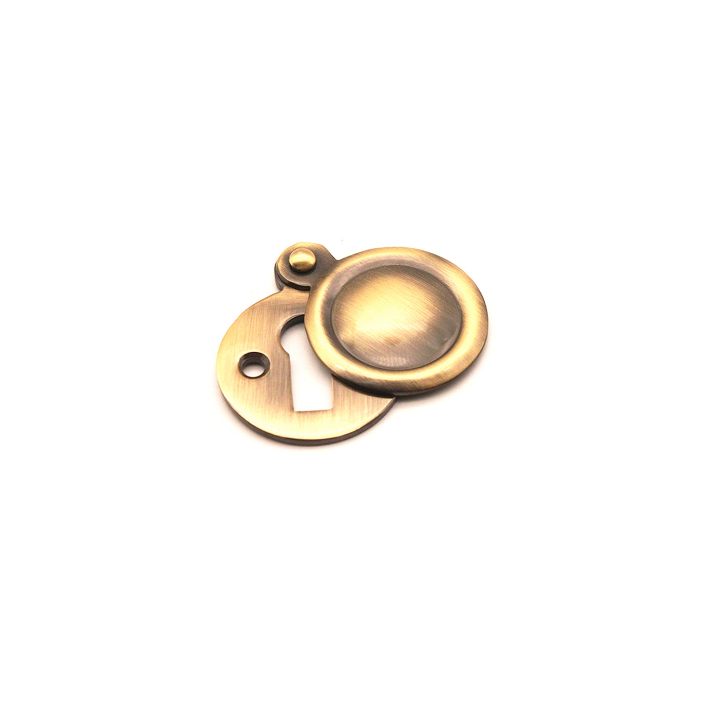 Victorian Key hole Covered Antique Brass