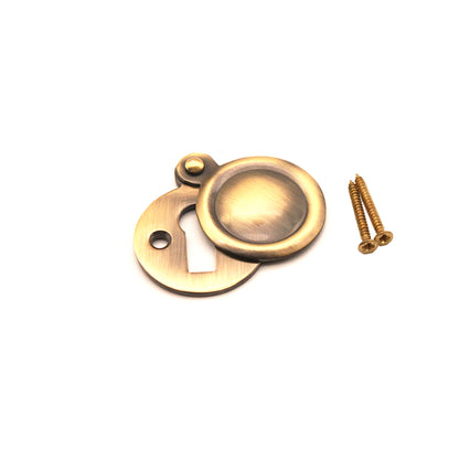 Victorian Key hole Covered Antique Brass