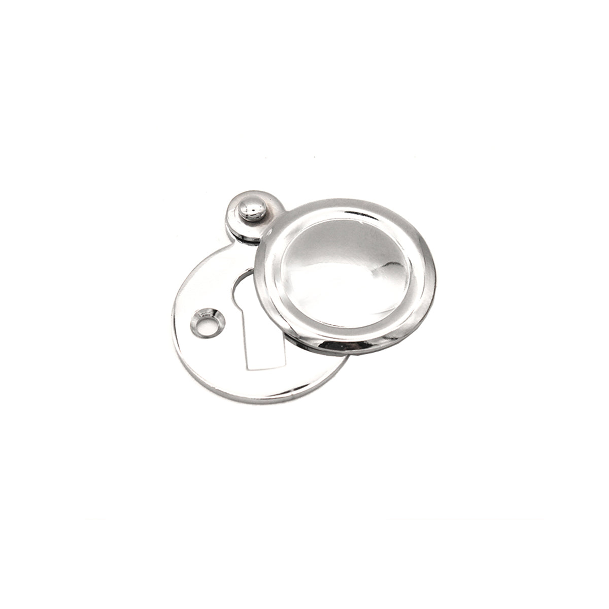 Victorian Key hole Covered Polished Chrome