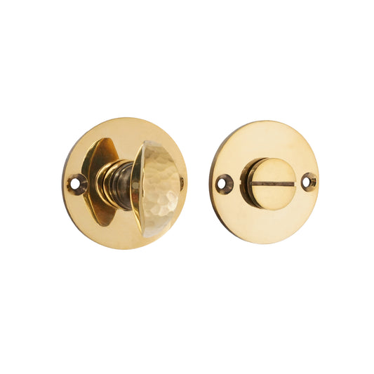 Hammered Lady Turn & Release Aged Brass