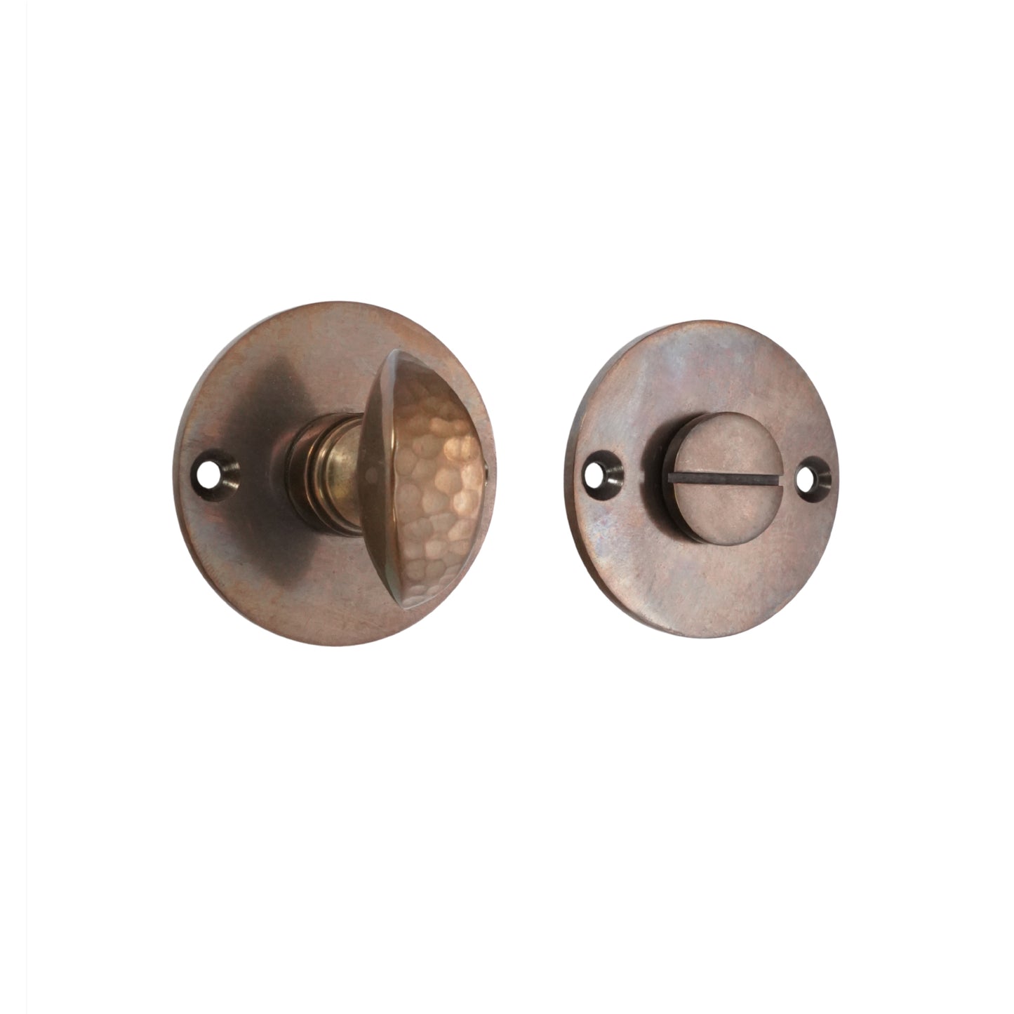 Hammered Lady Turn & Release Antique