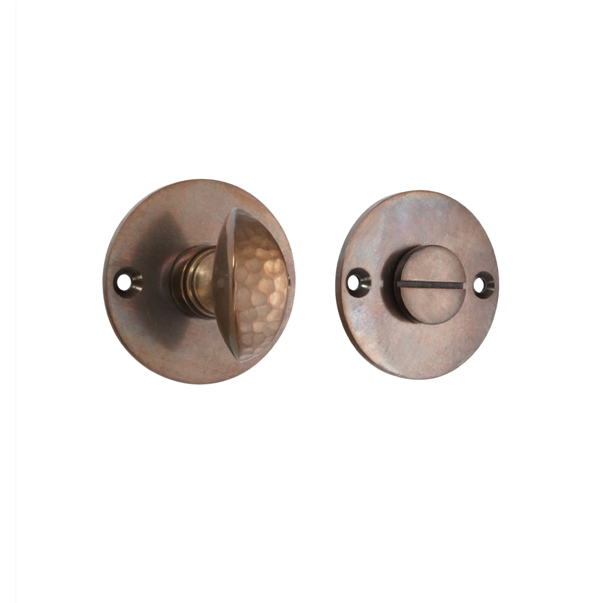 Hammered Lady Turn & Release Antique