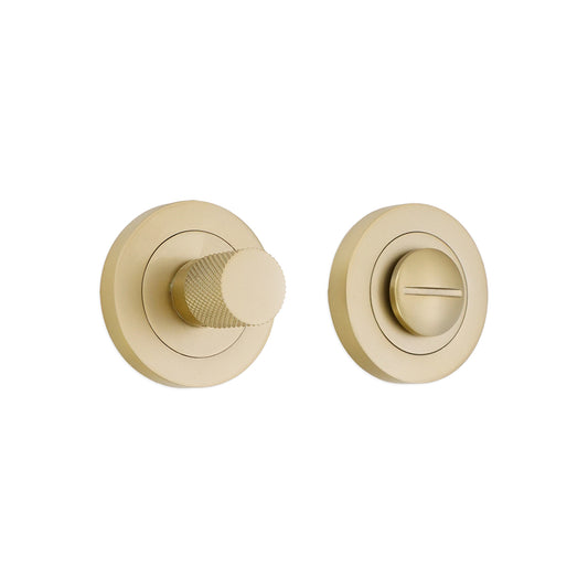 Connaught Knurled Turn & Release Satin Brass