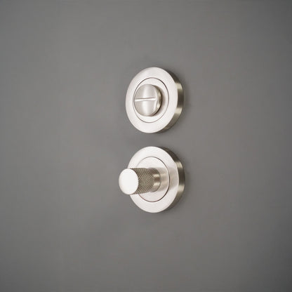 Connaught Knurled Turn & Release Satin Nickel
