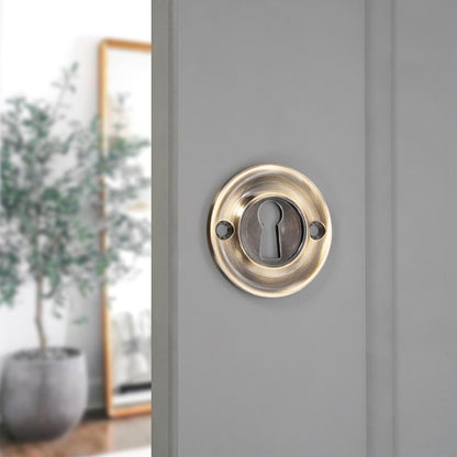 Slimline Standard Escutcheon Antique Brass