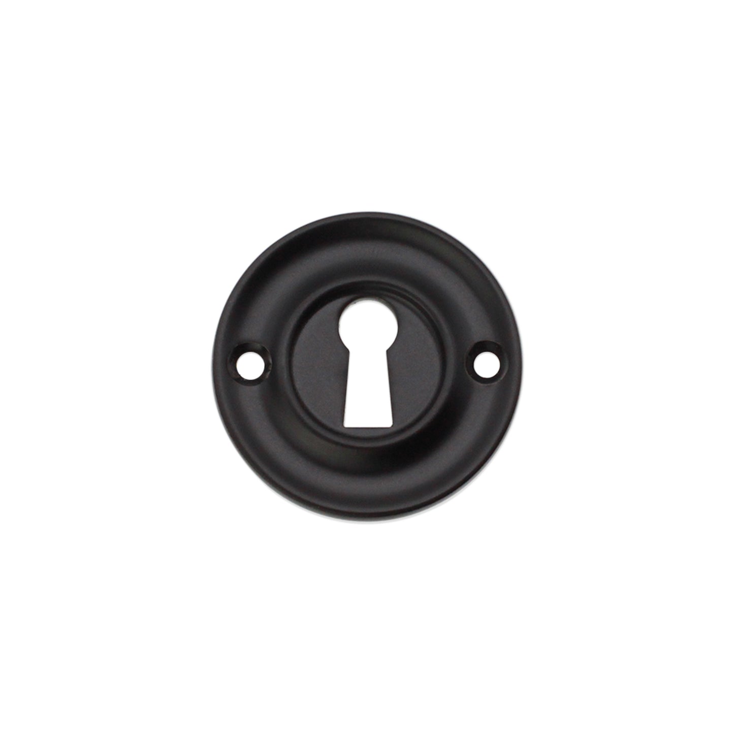 Slimline Standard Escutcheon Matt Black