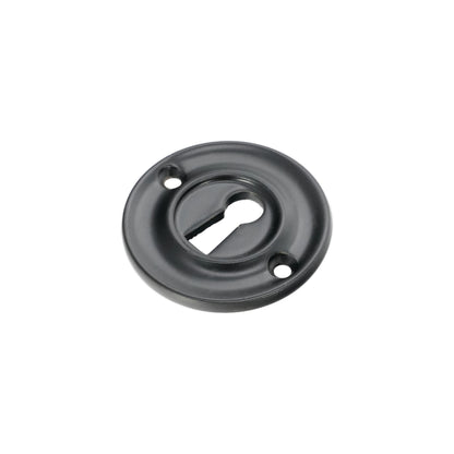 Slimline Standard Escutcheon Matt Black
