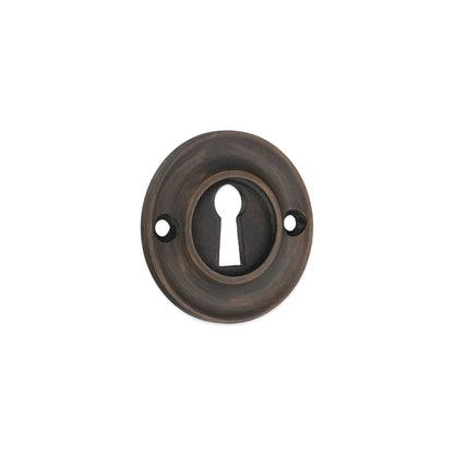 Slimline Standard Escutcheon Matt Antique