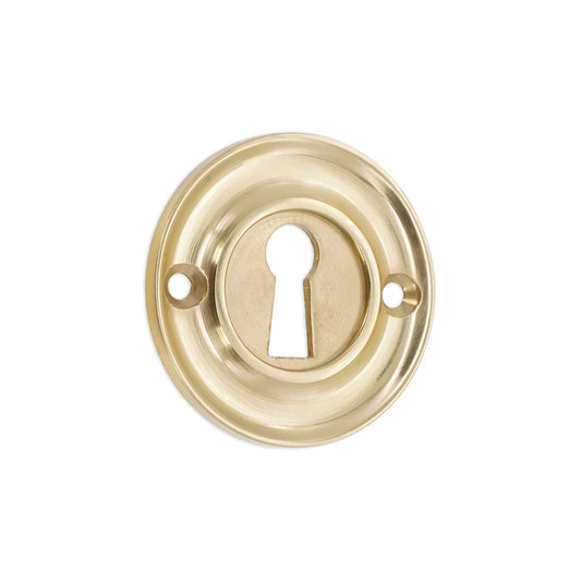 Slimline Standard Escutcheon Polished Brass