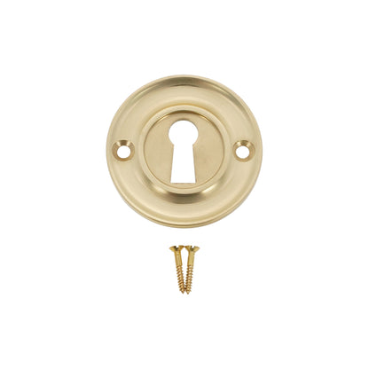Slimline Standard Escutcheon Polished Brass