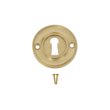 Slimline Standard Escutcheon Satin Brass