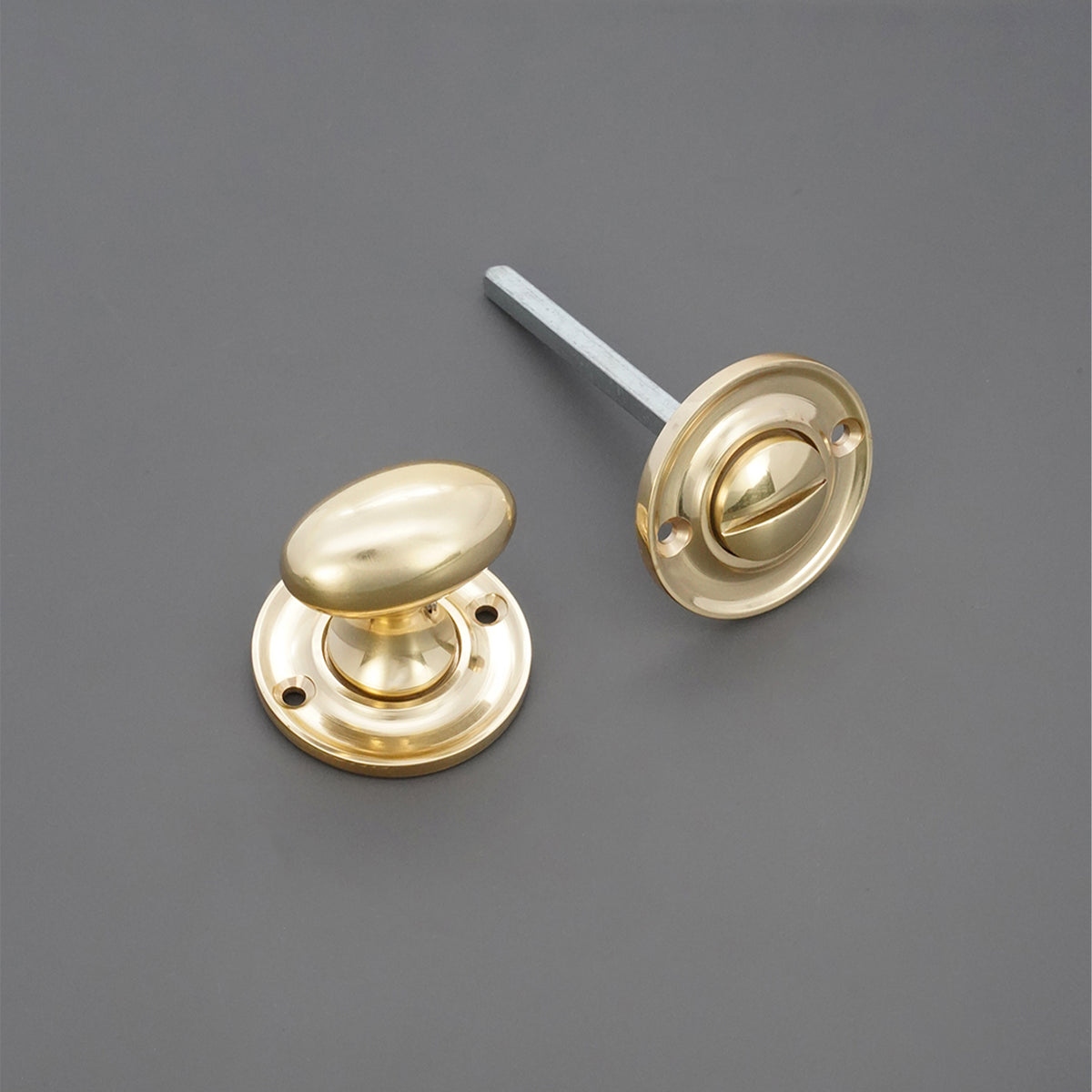 Slimline Turn & Release Polished Brass
