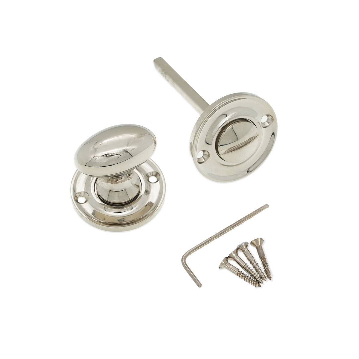 Slimline Turn & Release Polished Nickel