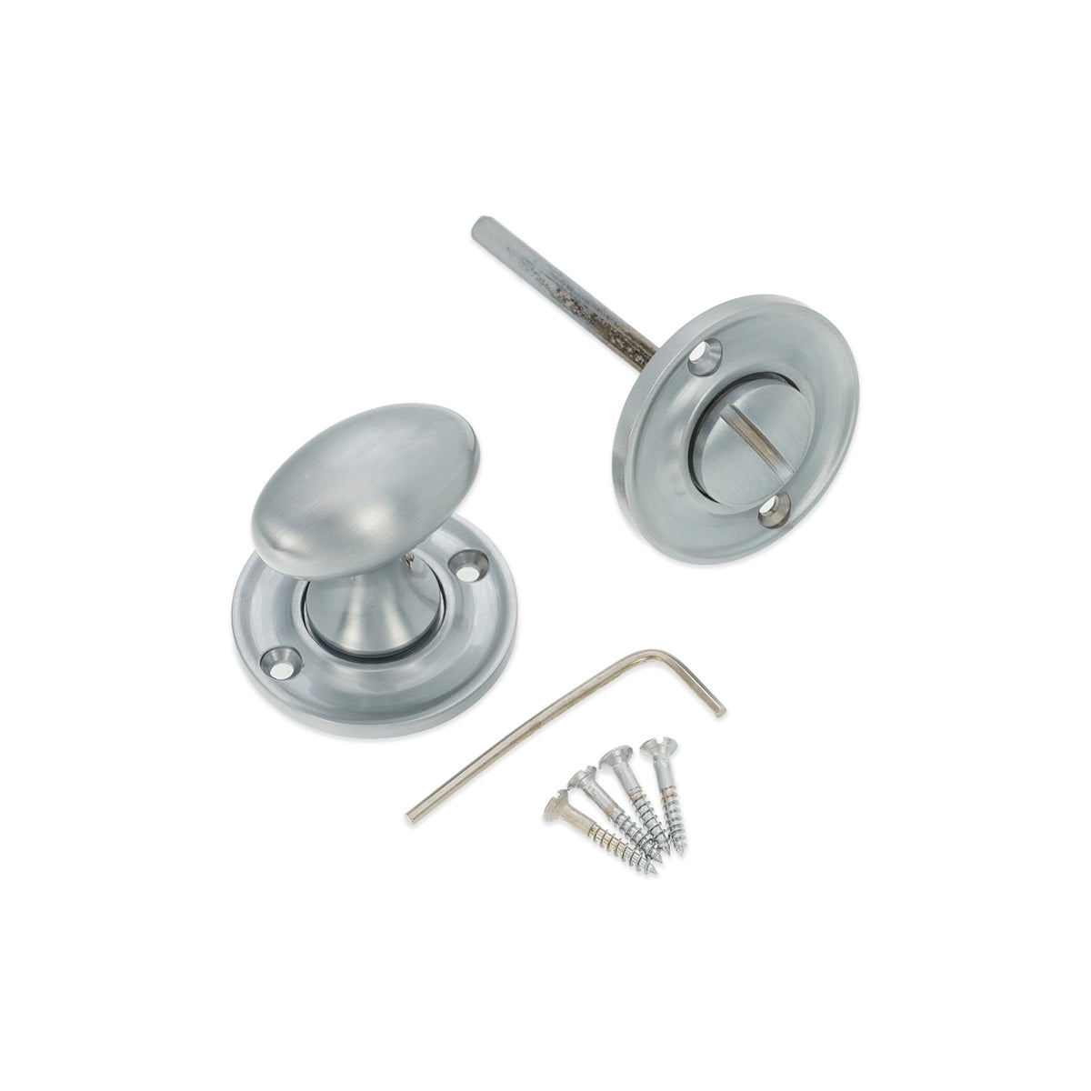 Slimline Turn & Release Satin Chrome
