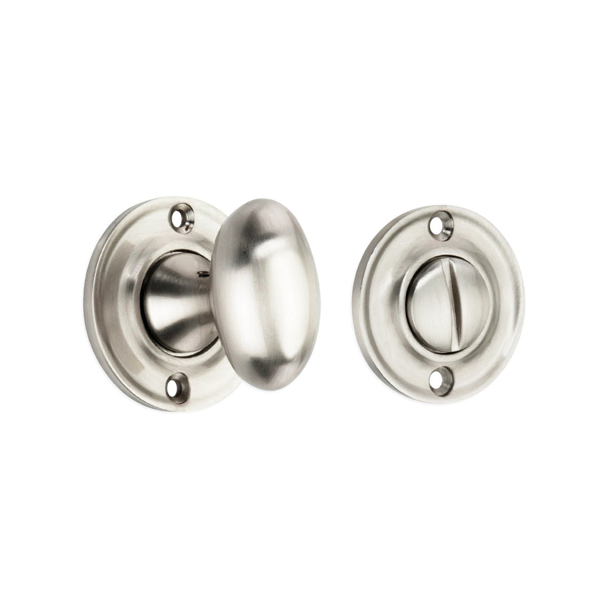 Slimline Turn & Release Satin Nickel