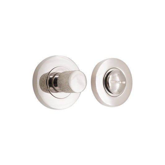 Jewel Knurlmond Thumb Turn & Release Polished Nickel