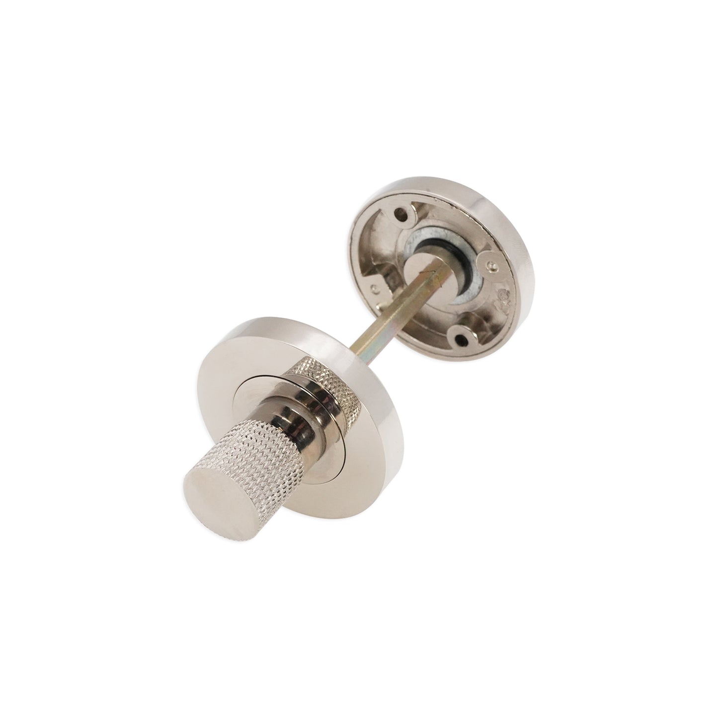 Jewel Knurlmond Thumb Turn & Release Polished Nickel