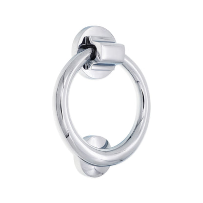 Ring Door Knocker 110mm Polished Chrome