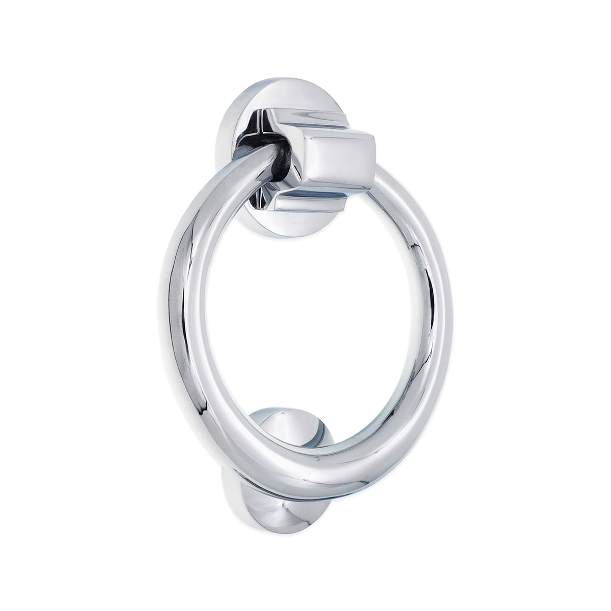 Ring Door Knocker 110mm Polished Chrome