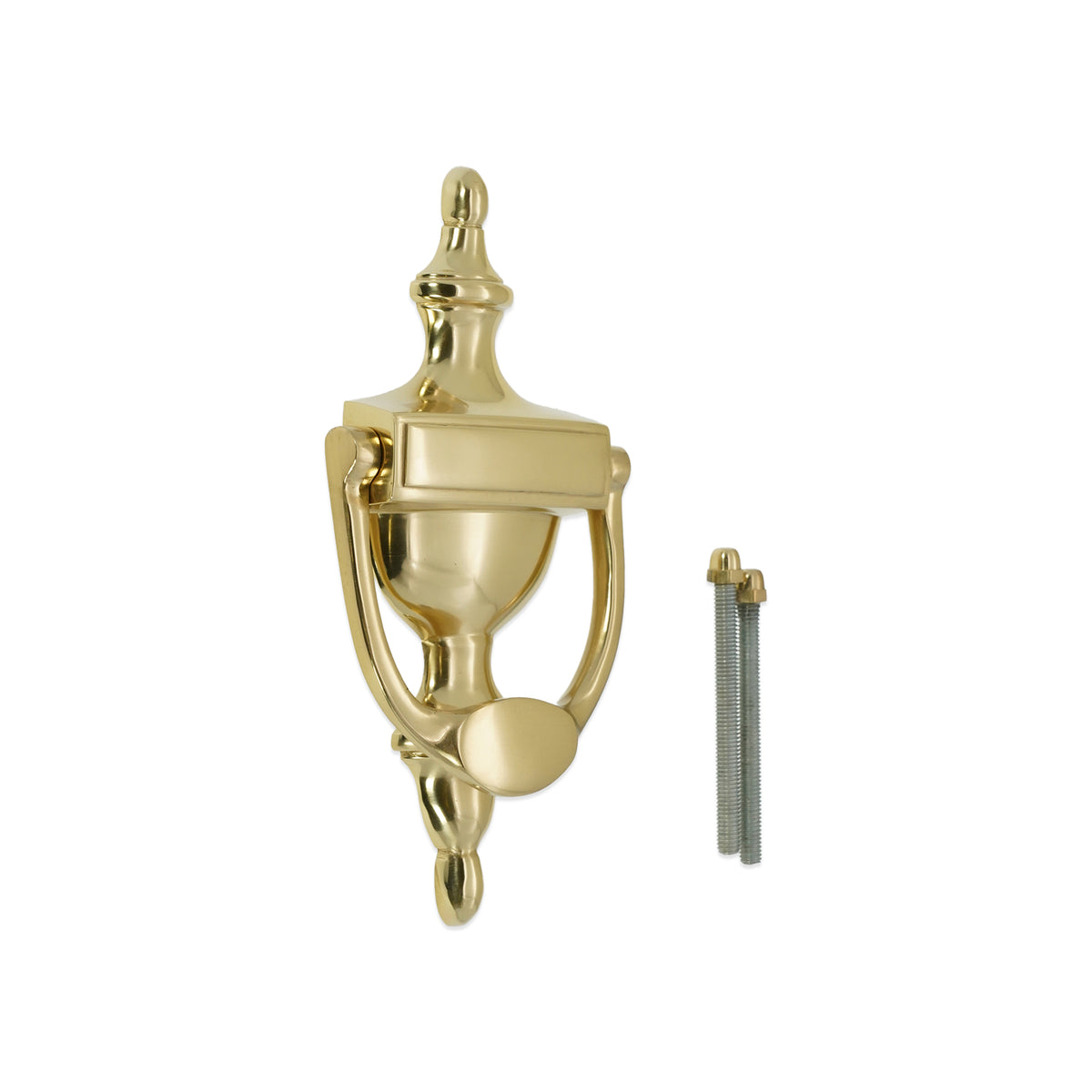 Victorian Door Knocker 150mm Polished Brass