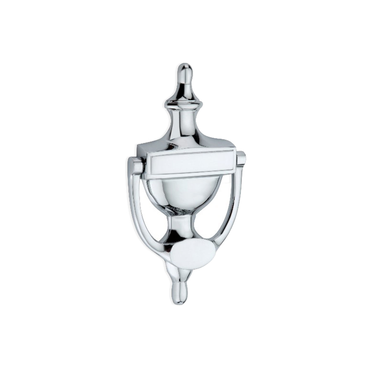 Victorian Door Knocker 150mm Polished Chrome