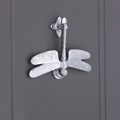 Dragonfly Door Knocker Polished Chrome