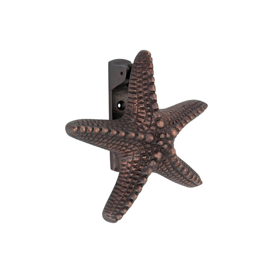 Starfish Door Knocker Aged Bronze